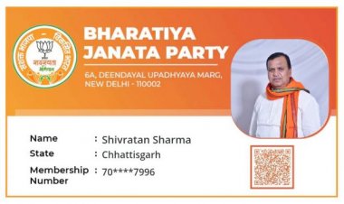शिवरतन शर्मा ने मोदी के नेतृत्व पर जताया भरोसा, पुन: ली भाजपा की सदस्यता