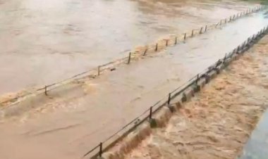 भारी बारिश से नदी-नाले उफान पर