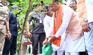 मुख्यमंत्री विष्णु देव साय ने राष्ट्रीय वन शहीद दिवस के अवसर पर वन शहीदों को दी श्रद्धांजलि