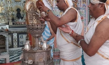 पर्युषण पर्व का सातवां दिन:जैन मंदिर में उत्तम तप धर्म मनाया, श्री जी का हुआ अभिषेक
