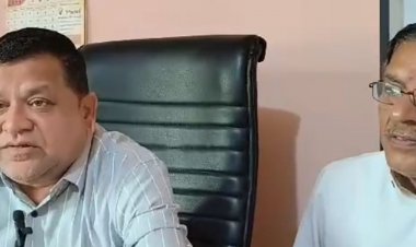 जिला कांग्रेस ने प्रेस कॉन्फ्रेंस की:पूर्व जिला अध्यक्ष बोले- भाजपा युवामोर्चा महामंत्री ने बिना खेल सामग्री सप्लाई किए, 65 से 70 लाख के बिलों का भुगतान कराया