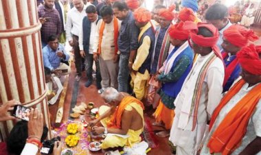 बस्तर दशहरा: डेरी गड़ाई पूजा विधान