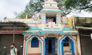 श्री राधा कृष्ण मंदिर में चोरी