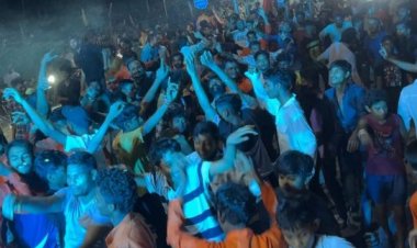 धूमधाम से गणपति विसर्जन