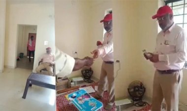 पटवारी ने किसान से दो किस्तों में ली रिश्वत और काम भी नहीं किया तो नाराज हो किसान ने वायरल कर दिया विडियो