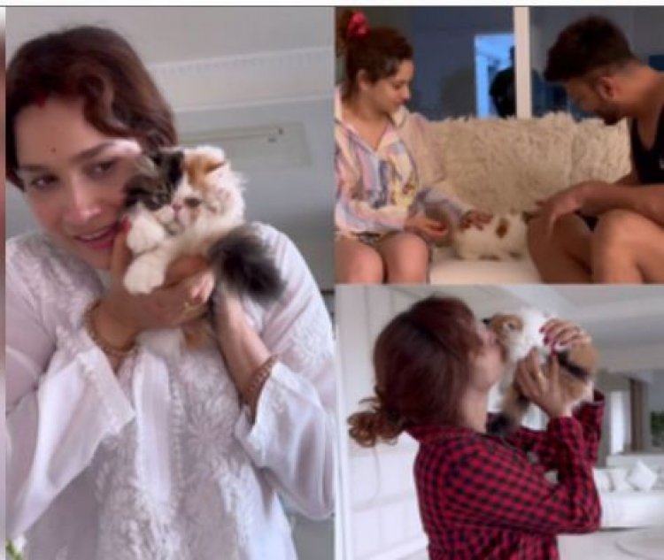 अंकिता लोखंडे और विक्की जैन के घर नए मेहमान की दस्तक, वीडियो किया शेयर