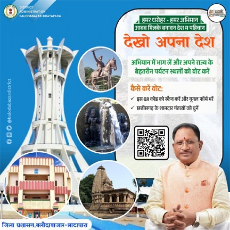 'देखो अपना देश' अभियान में वोट कर अपने राज्य के गंतव्यों को बनाएं राष्ट्रीय धरोहर