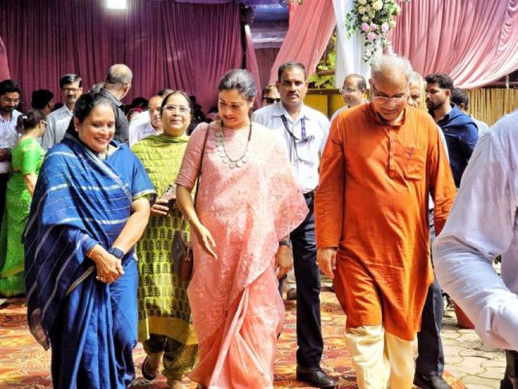 पूर्व सीएम के घर में पोला पर कार्यक्रम, नपाध्यक्ष हुईं शामिल