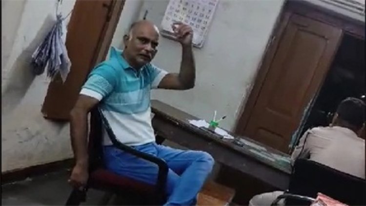 निलंबित निरीक्षक ने शराब के नशे में पुलिस अधिकारियों को दी गाली