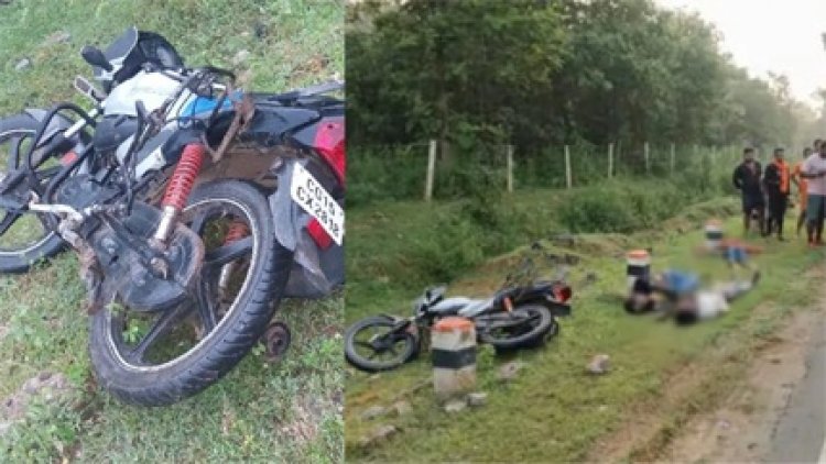 सड़क किनारे मिला दो दोस्तों का शव, तीसरा घायल