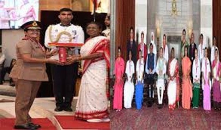 राष्ट्रपति ने 15 नर्सिंग पेशेवरों को राष्ट्रीय फ्लोरेंस नाइटिंगेल पुरस्कार प्रदान किए