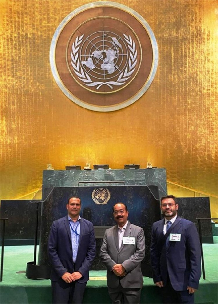 उप मुख्यमंत्री श्री अरुण साव ने न्यूयॉर्क में संयुक्त राष्ट्र संघ मुख्यालय का किया भ्रमण