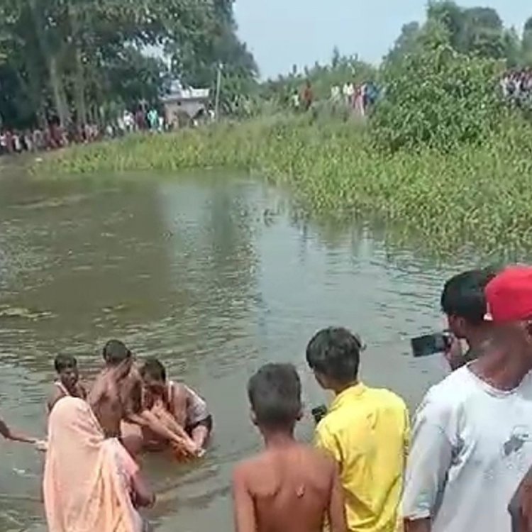 तालाब पार करने के दौरान युवक की डूबने से मौत:दो दोस्तों से तालाब पार करने के लिए 10 रुपये की शर्त लगी थी