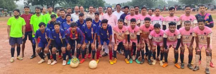 फुटबॉल स्पर्धा :  दरिमा की टीम ने मारी बाजी