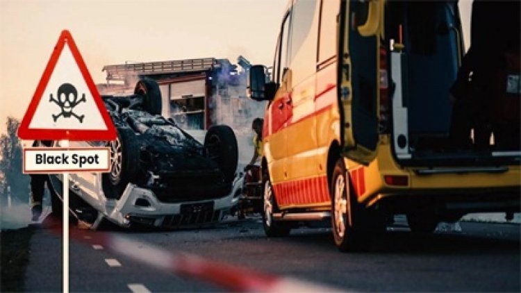 रायगढ़ जिले के सड़क सुरक्षा जांच दल ने किया ब्लैक स्पाट का निरीक्षण