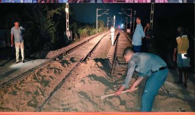 रायबरेली में टला रेल हादसा, पटरी न देख ड्राइवर ने रोकी ट्रेन, बालू के ढेर से ढंक गया था ट्रैक