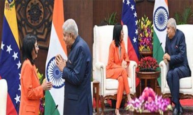 धनखड़ ने की वेनेजुएला की उप राष्ट्रपति से मुलाकात