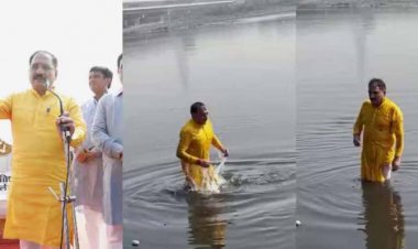 भाजपा ने यमुना नदी की सफाई को लेकर आम आदमी पार्टी पर बोला हमला