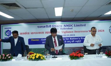 एनएमडीसी ने सत्यनिष्ठा और नैतिक आचरण पर, आधारित भविष्य का संकल्प लेते हुए सतर्कता जागरूकता सप्ताह मनाया