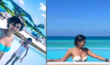 मंदिरा बेदी ने मालदीव में छुट्टियों की खूबसूरत झलकियां की शेयर