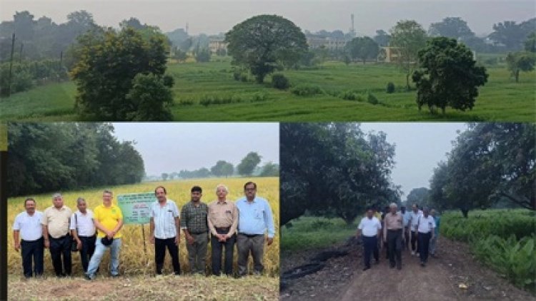 भारत सरकार ने कृषि महाविद्यालय, बिलासपुर का किया भ्रमण