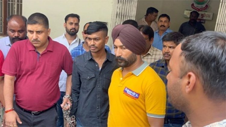 कड़ी सुरक्षा के बीच गैंगस्टर अमन साहू को कोर्ट में किया गया पेश