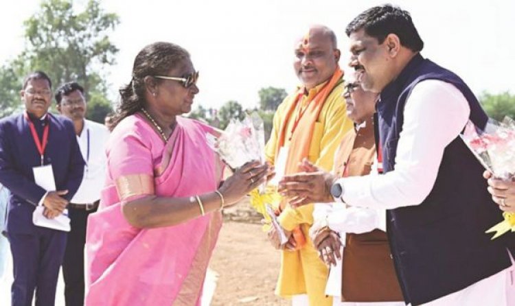 विधायक गजेन्द्र यादव व ललित चंद्राकर ने किया राष्ट्रपति का अभिनंदन