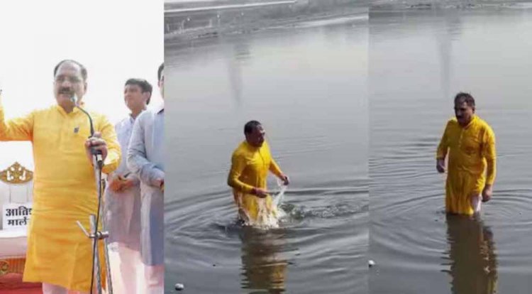 भाजपा ने यमुना नदी की सफाई को लेकर आम आदमी पार्टी पर बोला हमला