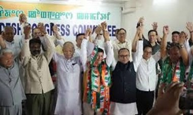 मणिपुर में 12 नेता कांग्रेस में हुए शामिल