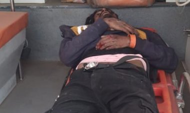 ट्रेन से गिरकर युवक गंभीर रूप से घायल:एम्बुलेंस 108 से जिला अस्पताल पहुंचाया, भागलपुर का रहने वाला है सागर