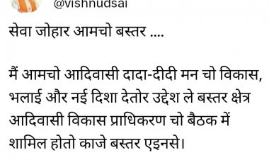 मुख्यमंत्री श्री साय आज चित्रकोट में बस्तर विकास प्राधिकरण की बैठक में शामिल होंगे