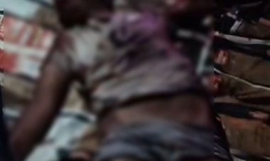 शाजापुर में सड़क पर युवक को वाहन ने कुचला:घटनास्थल पर ही मौत; मौके पर पहुंची पुलिस कर रही मामले में जांच