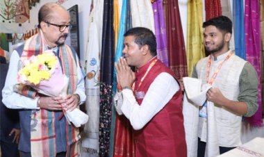 छत्तीसगढ़ के राज्यपाल श्री रमेन डेका ने किया अंतरराष्ट्रीय व्यापार मेला में छत्तीसगढ़ पवेलियन का भ्रमण