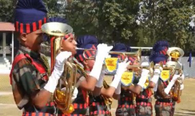 भोपाल में वेस्ट जोन इंटर स्कूल बैंड टूर्नामेंट की शुरुआत:7 राज्यों के 240 बच्चे कर रहे पाइप-ब्रास बैंड का प्रदर्शन, विजेता टीम जाएगी दिल्ली