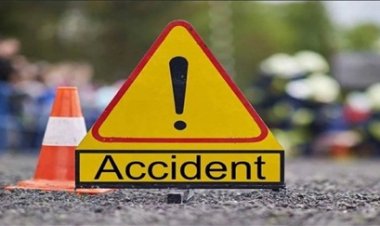 मार्निंग वाक कर रही तीन महिलाओं को कंटेनर ने मारी टक्कर, आरक्षक की पत्नी की मौत