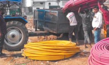 पाइप लाइन तोड़ा आइडिया पर 50 हजार का जुर्माना