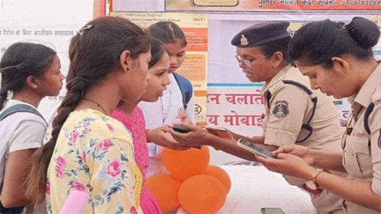 राज्योत्सव में कोरबा पुलिस ने लगाई प्रदर्शनी