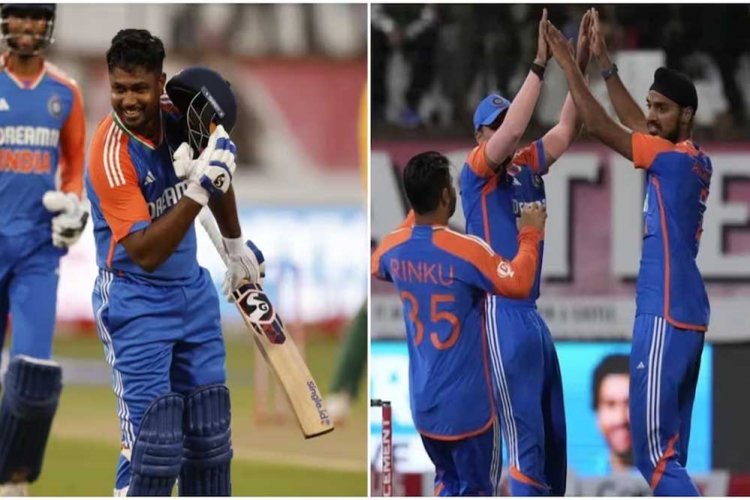 डरबन : T20 में भारत की दमदार जीत… सैमसन के शतक के बाद गेंदबाजों का कहर, अफ्रीका पस्त