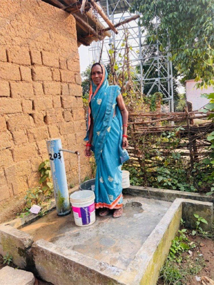 देवरीखुर्द पंचायत के सभी 480 घरों में पहुंचना शुरू हुआ नल से शुद्ध पेयजल
