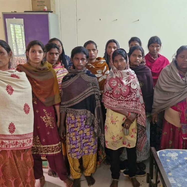 शहडोल पुलिस ने 13 महिलाओं को किया गिरफ्तार:पांच सोने की चेन की बरामद, श्री राम कथा सुनने सिविल ड्रेस में पहुंची थी पुलिस