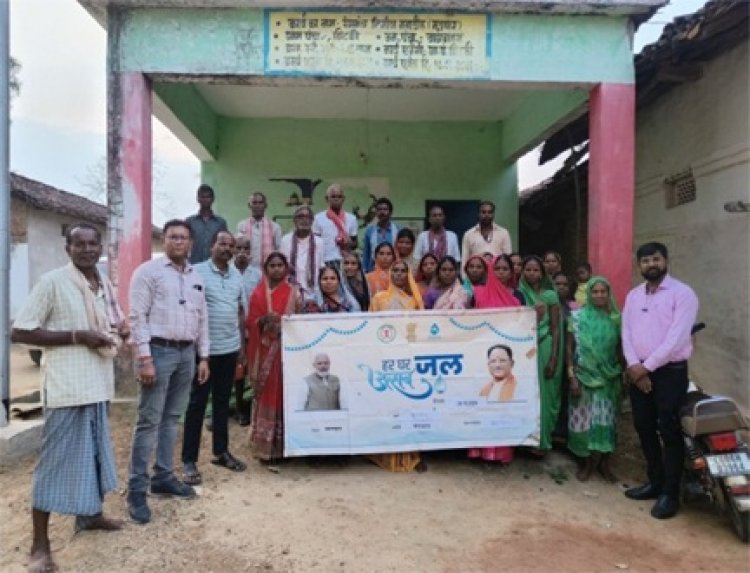 मुड़पार गाँव में हर घर जल योजना से खुशहाली