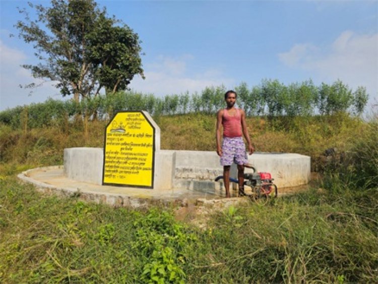 मनरेगा के तहत कूप निर्माण से मिली सिंचाई की सुविधा