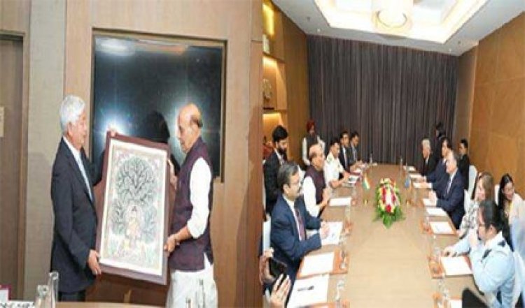 राजनाथ ने जापान और फिलिपींस के रक्षा मंत्रियों के साथ बैठक की