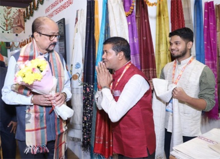 छत्तीसगढ़ के राज्यपाल श्री रमेन डेका ने किया अंतरराष्ट्रीय व्यापार मेला में छत्तीसगढ़ पवेलियन का भ्रमण