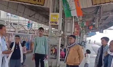 नरसिंहपुर में राष्ट्रीय प्रदूषण नियंत्रण दिवस मनाया:रेलवे स्टेशन पर कार्यक्रम आयोजित; पमरे के डॉ. कुर्रे ने बताए प्रदूषण नियंत्रण के उपाय