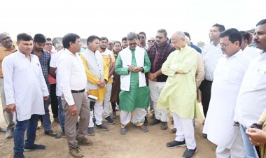 खरीदी केंद्रों में अव्यवस्था, किसानों के  साथ अन्यायपूर्ण व्यवहार हो रहा-महंत