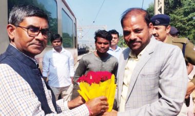 ईस्ट कोस्ट रेल्वे के जीएम परमेश्वर फुंकवाल पहुंचे बचेली