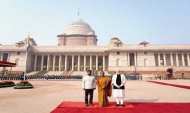 मोदी से वार्ता से पहले दिसानायके का हुआ रस्मी स्वागत