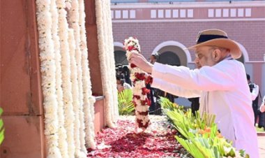 केंद्रीय गृह मंत्री अमित शाह ने शहीद जवानों को दी श्रद्धांजलि