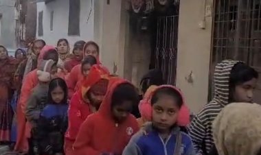 बुरहानपुर में धनुर्मास की शुरुआत:स्वामीनारायण मंदिर में एक महीने तक प्रभातफेरी का आयोजन, भगवान भक्तों के घर पहुंचकर देंगे दर्शन